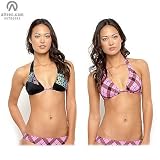 Roxy Junior's Teen Spirit Reversible Rio Halter Bikini Top
