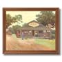 African American Black Old General Store Picture Oak Framed Art Print