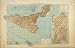 1910 GERMAN MAP SARDINIA MALTA ITALY MEDITERRANEAN SEA