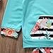 Baby Girl 2pcs Set Outfit Flower Print Hoodies with Pocket Top+Striped Long Pants