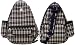 Whak Sak Men's Plaid Large Sak, Available in Blue or Tan