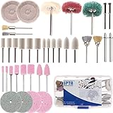 SPTA ロータリーツールアクセサリーセット付きボックス サンディング/グラインディングセット 為に 1/8"（3mm）シャンク Dremel (ドレメル）Proxxon ロータリーツール--サンディ