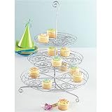 Review Organize.com  / 3-Tier Cupcake Stand - Silver by tag