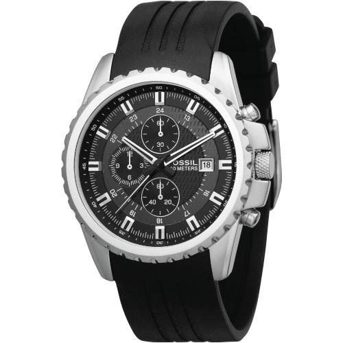Fossil Chronograph Black Dial Watch