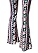 Wink Gal Women Bell Bottom Printed Boho Flare Long Yoga Wide Leg Pants
