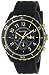 Tommy Hilfiger Women's 1781103 Sport Black and Gold Plated Silicon Watch