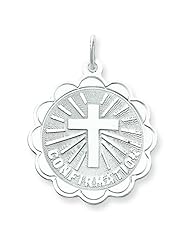 Sterling Silver Confirmation Charm