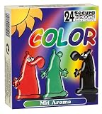 Orion 415448 Secura Color, farbige Kondome mit Aroma: Gr�n (Pfefferminz), Rot (Erdbeere), Schwarz (Schoko), gesamt 24 St�ck