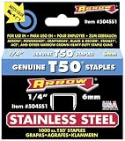 Arrow Fastener 504SS1 Stainless Steel Staple