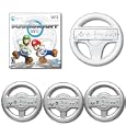 Wii Mario Kart with 3 Extra Steering Wheels