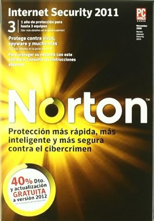 Norton Internet Security 2011 Es 1 usuario 3 PCs