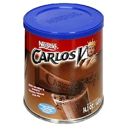 Nestle Carlos V Chocolate Drink Mix, 14.1-Ounce Containers (Pack of 6)