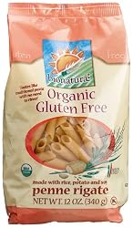 bionaturae Organic Penne Rigate, Gluten Free, 12-Ounce Bags (Pack of 6)