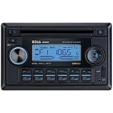 Boss 822UA In-Dash Double-Din CD MP3 Receiver with Front Panel AUX Input, USB, SD... 