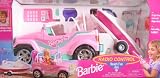 Barbie Radio Control Beach Fun 4 x 4 Vehicle w Seadoo, Trailer & More! (1999 Arcotoys, Mattel)