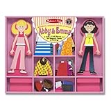Melissa & Doug Abby & Emma Deluxe Magnetic Dress-Up Set