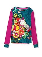 Desigual Camiseta Manga Larga Georgia (Azul)