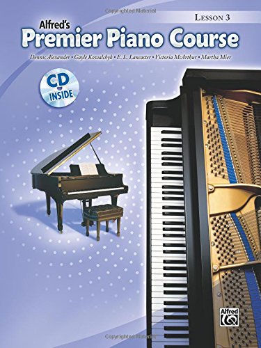 Premier piano course lesson book, bk 3 (book & cd)