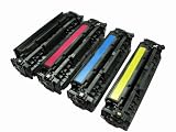 Compatible CE410X CE411A CE412A CE413A (305A/305X) Toner Cartridges For HP LaserJet Pro 300 Color M351a MFP M375nw, 400 Color M451dn M451dw M451nw MFP M475dn MFP M475dw (4,000 pages in Black, 2,600 Pages in Colour)