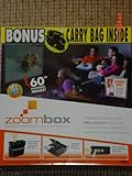 Zoombox Zoom Box DVD Home Entertainment Projector Theater + Bonus Carrying Bag