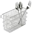Utensil Drying Rack, 3 Compartments, Chrome