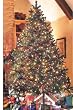 4.5' Pre-Lit Full Douglas Fir Artificial Christmas Tree - Multi Lights
