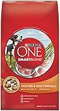 Purina ONE SmartBlend Dry Dog Food, Chicken & Rice Formula, 16.5-Pound Bag, Pack of 1