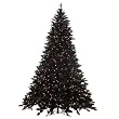 - 7.5' Pre-Lit Ashley Black Tree