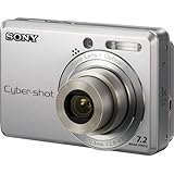 Sony Cybershot DSCS730 7.2MP Digital Camera with 3x Optical Zoom