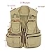 Men's 17 Pockets Mesh Water Resistant Fishing Photography Vest