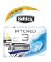 Schick Hydro 3 Blade Refill, 4-count  (Pack of 2)