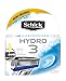 Schick Hydro 3 Blade Refill, 4-count  (Pack of 2)