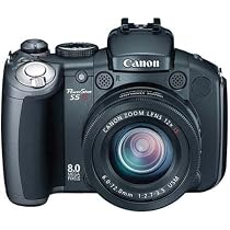 Canon PowerShot S5 IS Digital Camera, 8.0 Megapixel, 12x Optical Zoom, 4x Digital Zoom, 2.5" LCD Screen - Refurbished