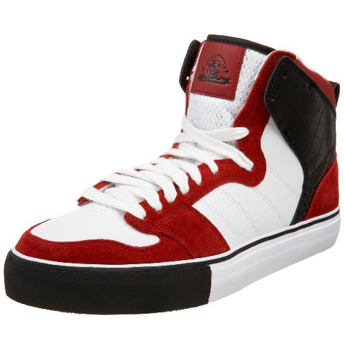 Element Men's Darrell 2 Skate Sneaker,Red/White,10.5 M US