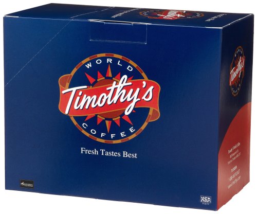 Timothy's World Coffee K-cups Sumatran Gold, 24 Count,  Boxes (Pack of 2)