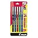 Pilot, Precise V5, Capped Liquid Ink Rolling Ball Pens, Extra Fine Point 0.5 mm, Assorted Colors, Pack of 5