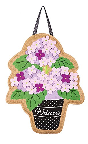 Evergreen Enterprises, Inc Hydrangea Garden Door Hanger