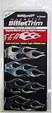 Magnegrafix Mini Flames Chrome Decals, Pack of 4