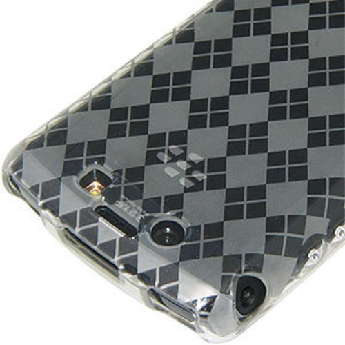 Amzer Luxe Argyle Skin Case with Screen Protector for BlackBerry Storm 2 9550 (Clear)