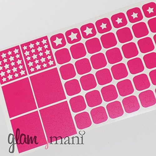 Star Nail Vinyls by Glam My Mani - Various Sizes Set of 48