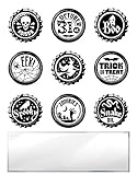 Inkadinkado Inchie Bundle Stamp Set, Gothic Toppers