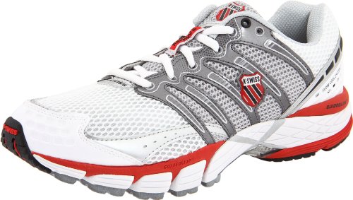 K-SWISS Keahou II NP Laufschuhe Herren, WeiÃ?/Silber/Rot, 42.5