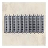 HO Scale 10-Piece Straight Track Train Accessory Set