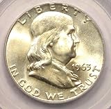 1963 U.S. Franklin Silver Half Dollar