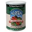 Cafe Altura Organic Coffee, Regular Roast, Ground, 12-Ounce Cans (Pack of 3)