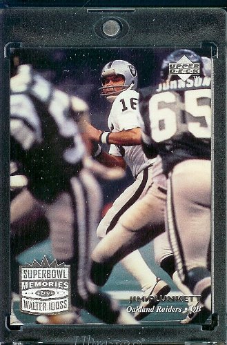 1997 Upper Deck Legends # 201 Jim Plunkett Oakland Raiders Football Card - Mint !!
