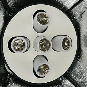 ePhoto Video Studio Photograp 5 Light Heasd with On/Off Switch by ePhotoInc H05