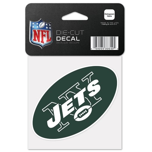New York Jets 4x4 Die Cut Decal at Amazon.com