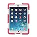iPad Mini Case, iPad Mini 2 Case, iPad Mini 3 Case, Aceguarder IPad Mini Case Comfortable Hand Feeling Drop Resistance Soft Silicone Case with Stand (Rose)