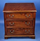 Antique Style Elm Bedside Chest